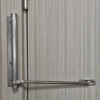 Automatische Deurdranger Edelstaal 4 Snelheidsstanden 18,5x17,5cm Zacht Sluitend Deur Sluiter Woonkamer Slaapkamer Kantoor Links Rechts Universeel