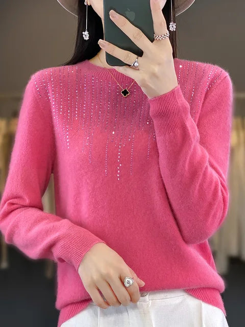 Glitter Trui voor Dames Glinsterend Feestkleding