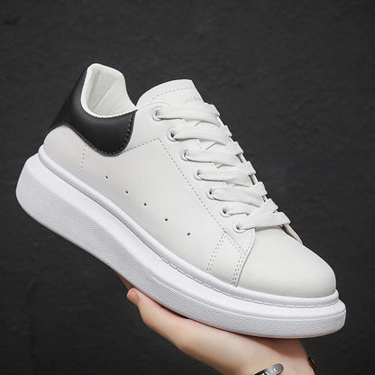 Zwart Dikke Zool Platform Sneakers voor Dames