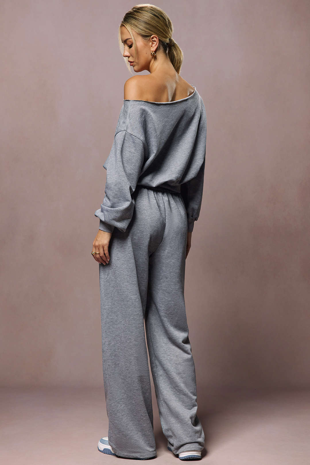 Ava Comfy Set Dames | Asymmetrische Top en Broekset, Stijlvol en Comfortabel 8