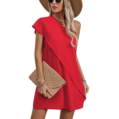 Ava Dames Feestjurk | Asymmetrisch Ontwerp, Elegante Look 5