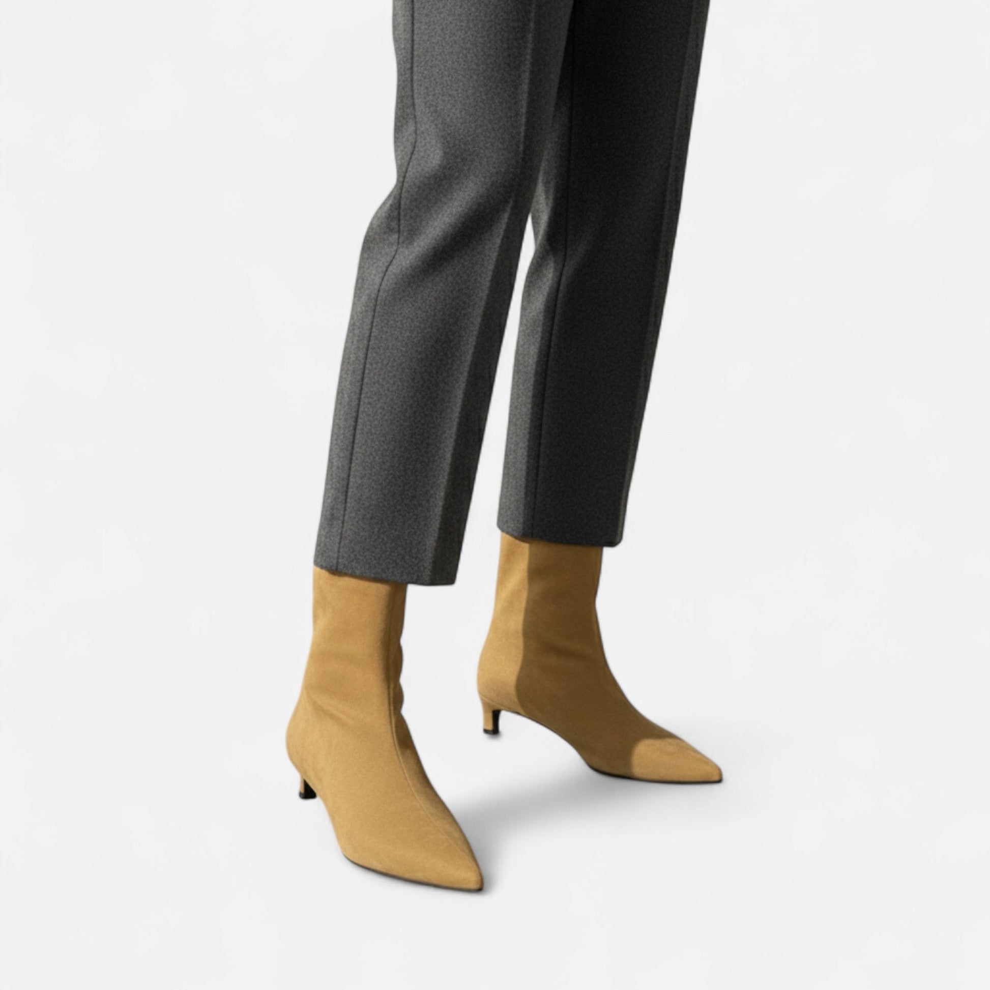 Ava | Enkellaarsjes Dames – Zwart, Elegant & Comfortabel 3