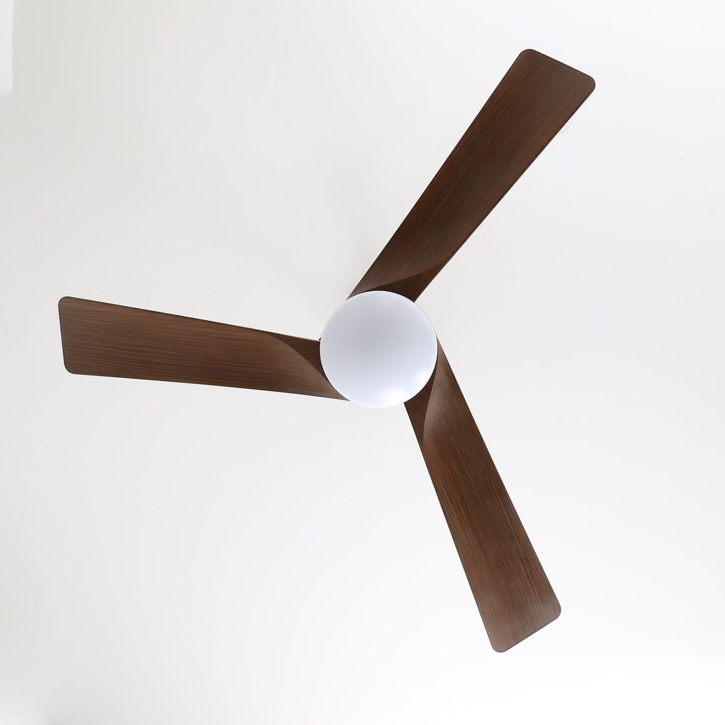 Moderne Plafondventilator met Verlichting – Ø132cm Designventilator in Hout & Metaal met LED-Lamp