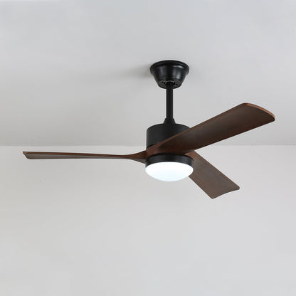 Moderne Plafondventilator met Verlichting – Ø132cm Designventilator in Hout & Metaal met LED-Lamp