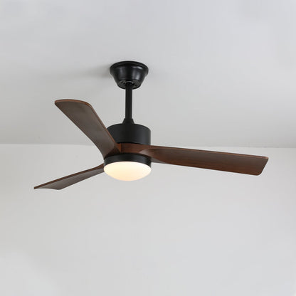 Moderne Plafondventilator met Verlichting – Ø132cm Designventilator in Hout & Metaal met LED-Lamp