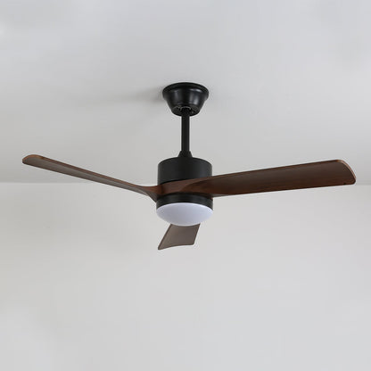 Moderne Plafondventilator met Verlichting – Ø132cm Designventilator in Hout & Metaal met LED-Lamp
