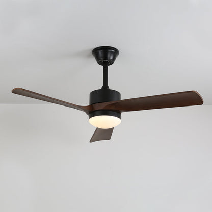 Moderne Plafondventilator met Verlichting – Ø132cm Designventilator in Hout & Metaal met LED-Lamp