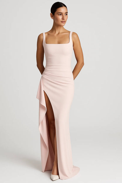 Elegante Maxi Jurk Dames Strapless Split Jurk Zomer
