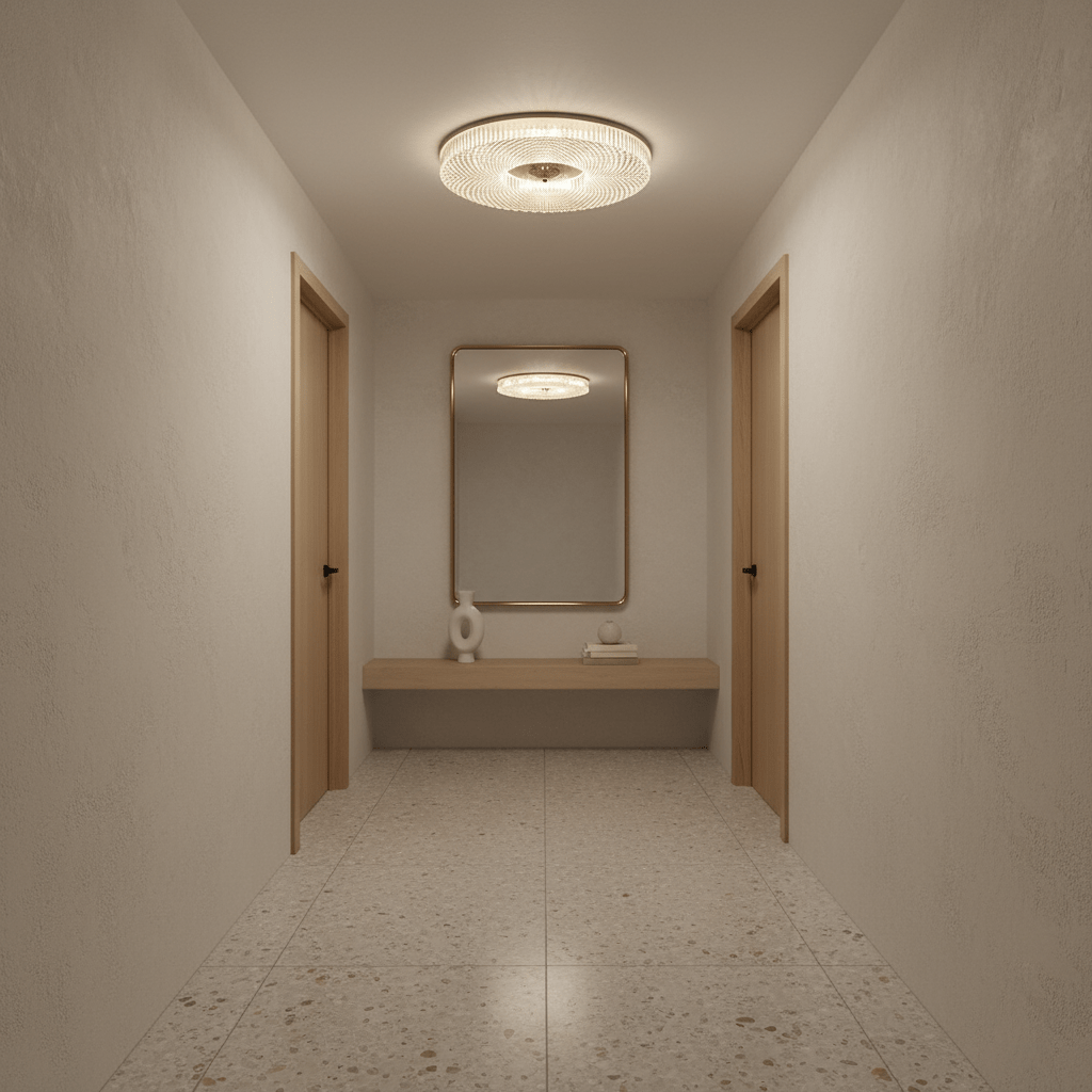 LED Plafondlamp Rond IJzer Acryl Dimbaar 3000K 4000K 6000K Zwart Wit Goud