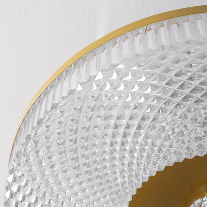LED Plafondlamp Rond IJzer Acryl Dimbaar 3000K 4000K 6000K Zwart Wit Goud