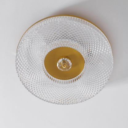LED Plafondlamp Rond IJzer Acryl Dimbaar 3000K 4000K 6000K Zwart Wit Goud