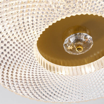 LED Plafondlamp Rond IJzer Acryl Dimbaar 3000K 4000K 6000K Zwart Wit Goud