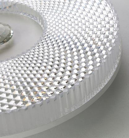 LED Plafondlamp Rond IJzer Acryl Dimbaar 3000K 4000K 6000K Zwart Wit Goud