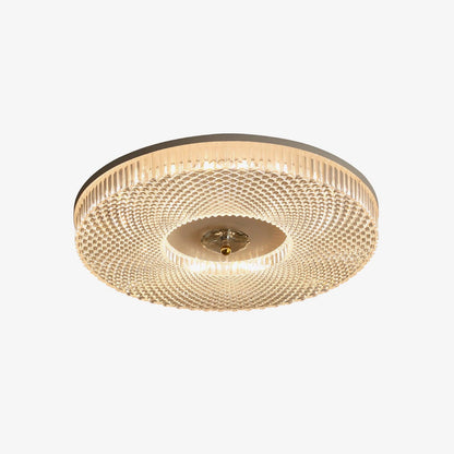 LED Plafondlamp Rond IJzer Acryl Dimbaar 3000K 4000K 6000K Zwart Wit Goud