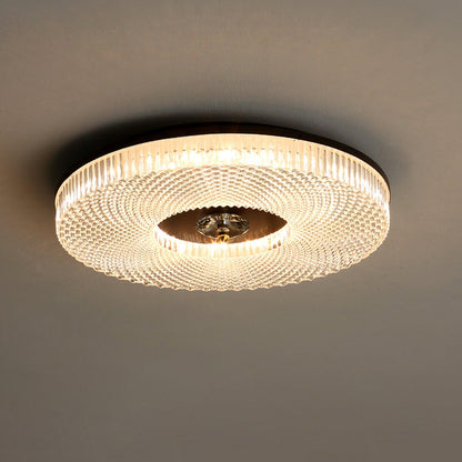 LED Plafondlamp Rond IJzer Acryl Dimbaar 3000K 4000K 6000K Zwart Wit Goud