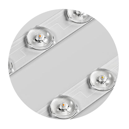 LED Plafondlamp Rond IJzer Acryl Dimbaar 3000K 4000K 6000K Zwart Wit Goud