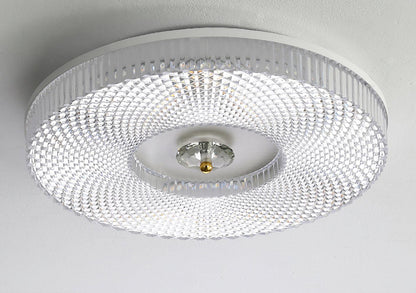 LED Plafondlamp Rond IJzer Acryl Dimbaar 3000K 4000K 6000K Zwart Wit Goud