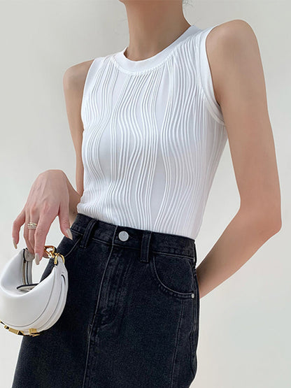Dames Tanktop Zomer Slim Fit Ribbroek Model - StudioMarella