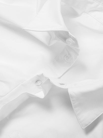 Dames Blouse Moderne Urban Stijl Raw Cut