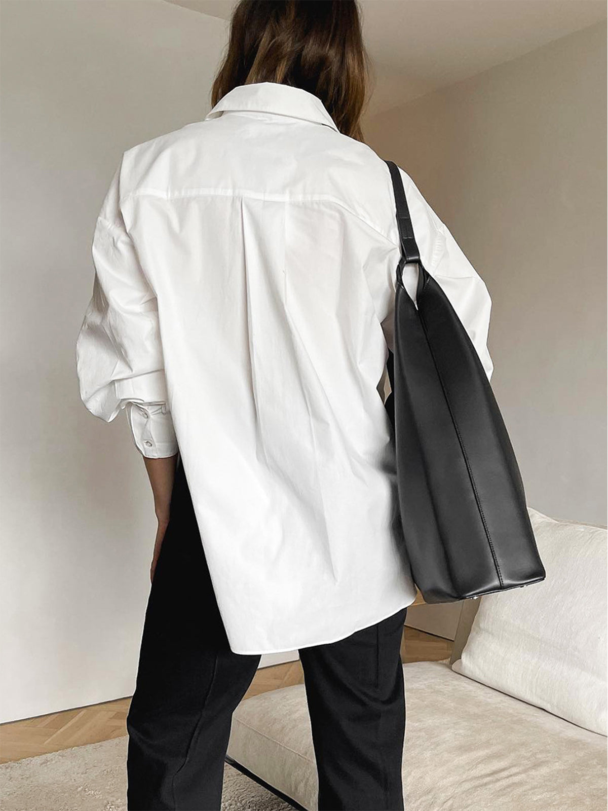 Dames Blouse Oversized Elegante Klassieke Stijl