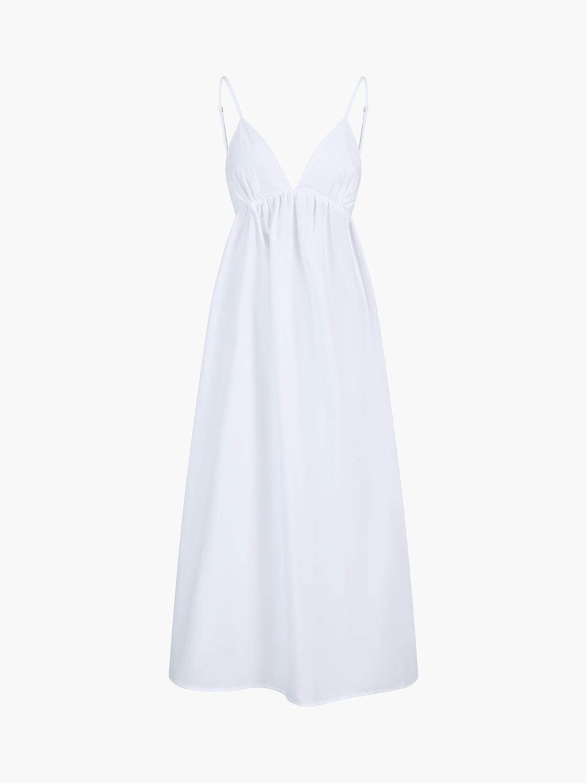 Rugloze Maxi Jurk Zomerjurk Elegant Cut-Out Design