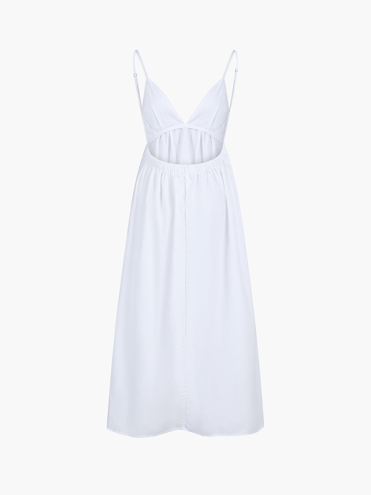 Zomerjurk Maxi Elegant Rugloos met Cut-Out Details