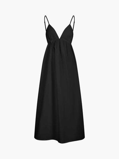 Zomerjurk Maxi Elegant Rugloos met Cut-Out Details
