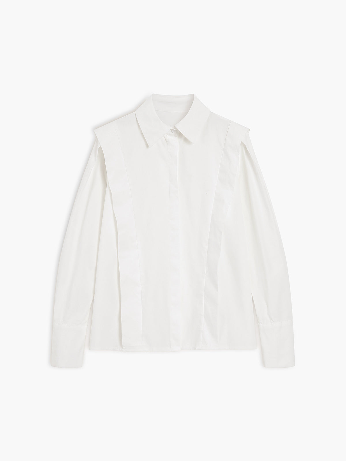 Vrouwelijke Blouse Pofmouwen Elegante Stijl