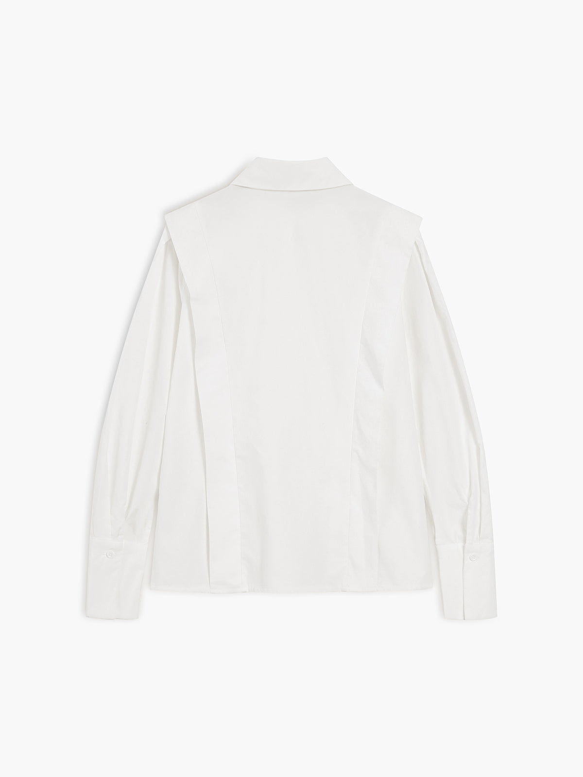 Vrouwelijke Blouse Pofmouwen Elegante Stijl