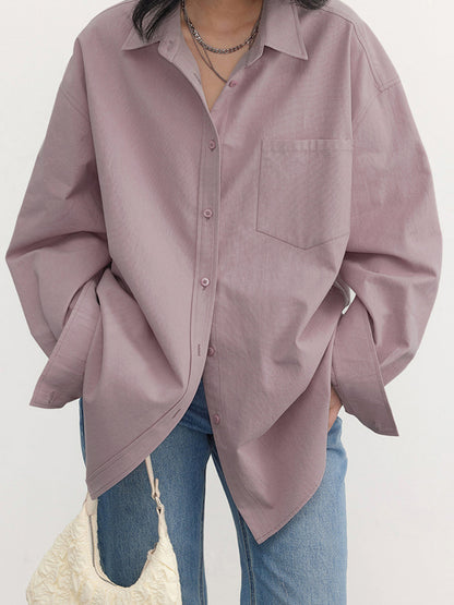 Dames Blouse Extra Large Oudroze Casual Kleding - StudioMarella