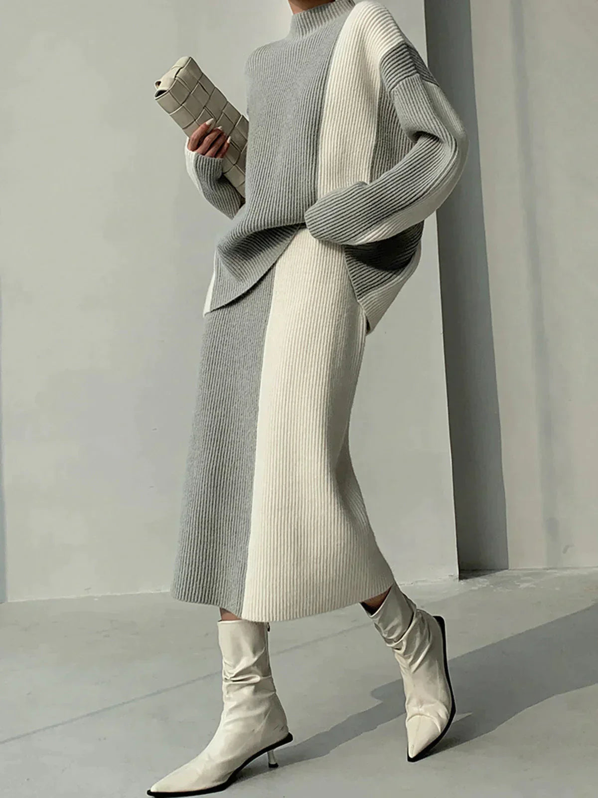 Stijlvolle Witte Blanche Set Moderne Design