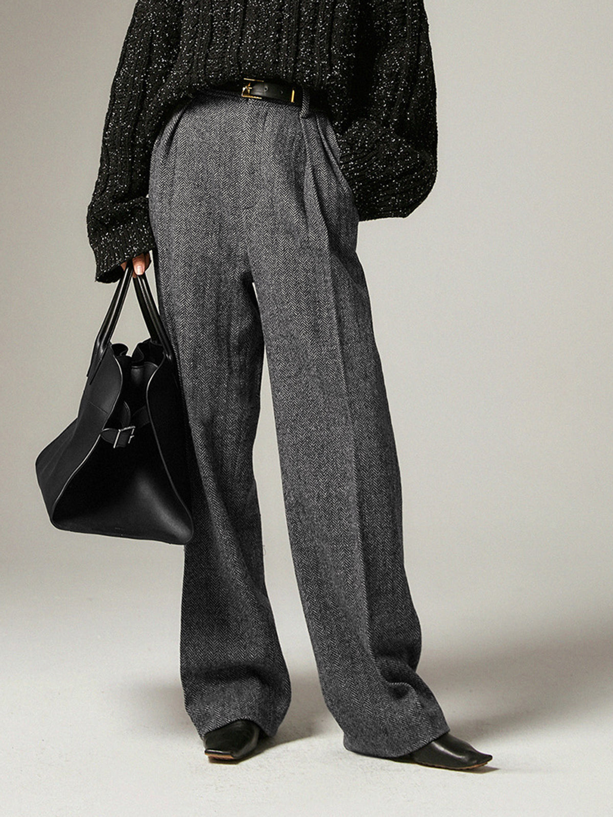 Grijze Chino Broek Comfortabele Casual Herenbroek - StudioMarella