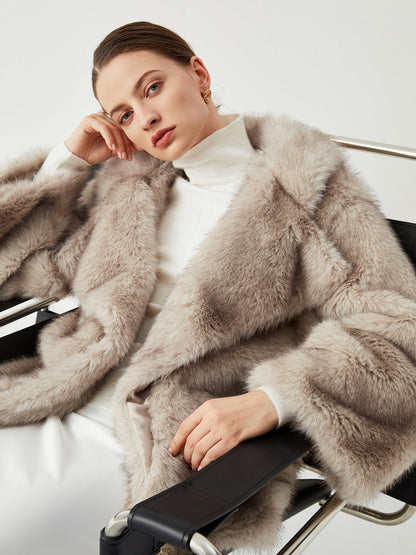 Luxe Pelsjas Bont Cappotto