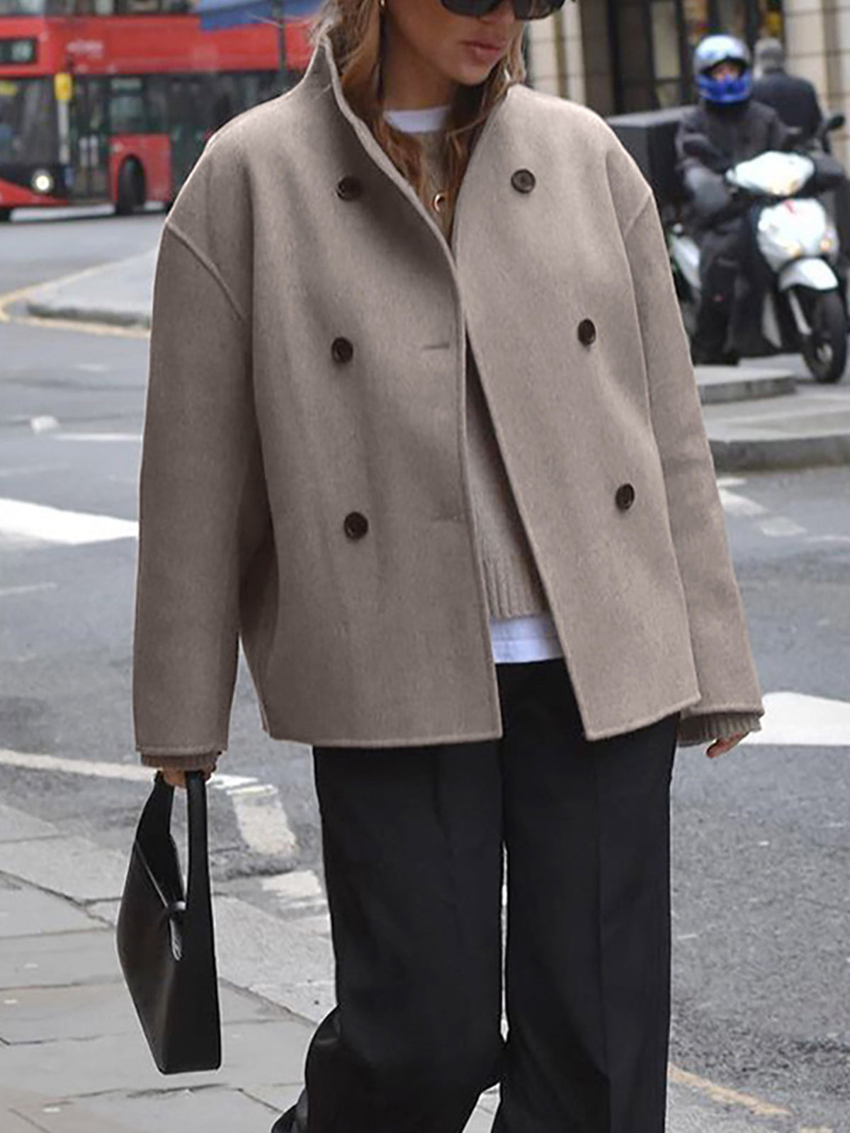 Oversize Jas voor Vrouw Moderne Stijl