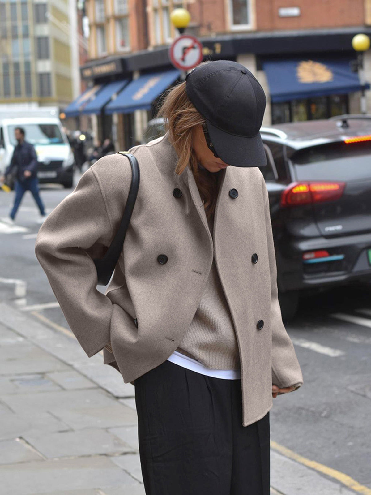 Oversize Jas voor Vrouw Moderne Stijl - StudioMarella
