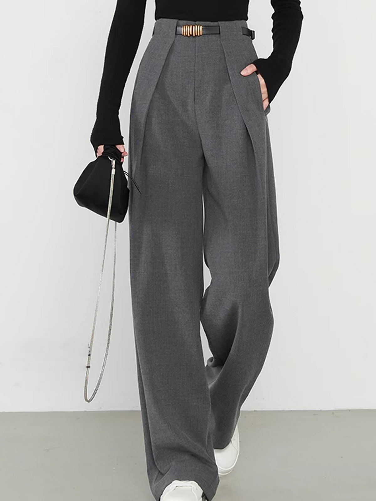 Dames Broek Rechte Pijpen Comfortabele Alledaagse Broek