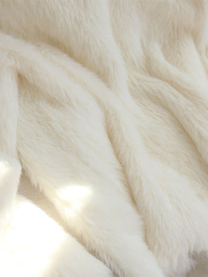 Damestrui V-Hals Zachte Gebreide Fleece Trui