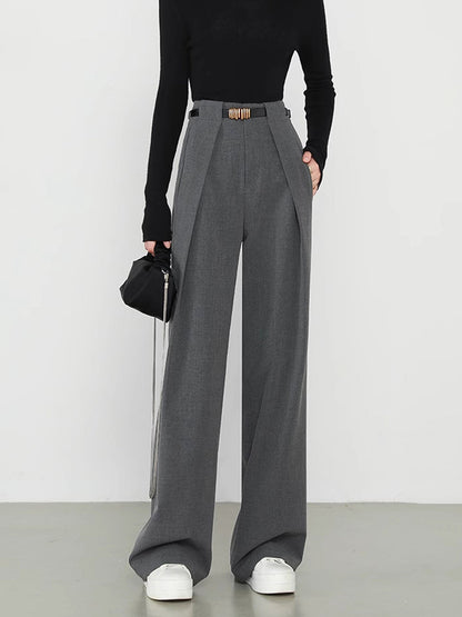 Dames Broek Rechte Pijpen Comfortabele Alledaagse Broek - StudioMarella