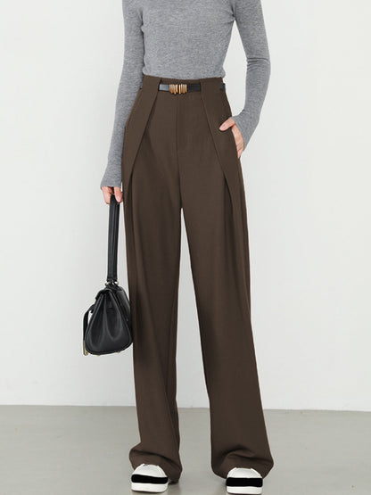 Dames Broek Rechte Pijpen Comfortabele Alledaagse Broek