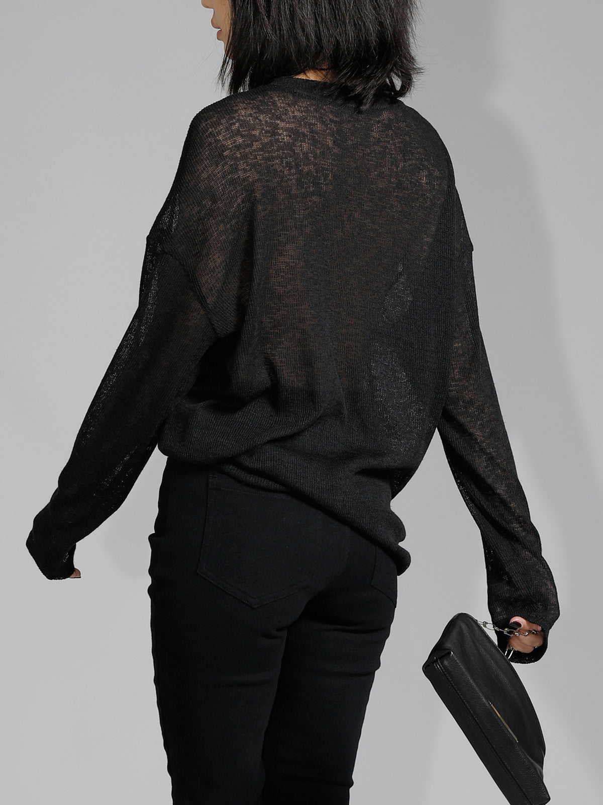 Lichtgewicht Longsleeve Top Losse Pasvorm