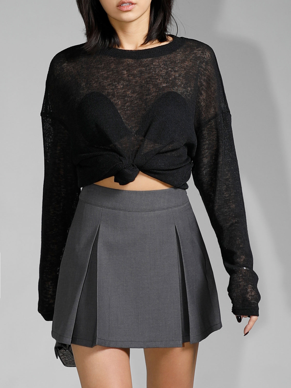 Lichtgewicht Longsleeve Top Losse Pasvorm
