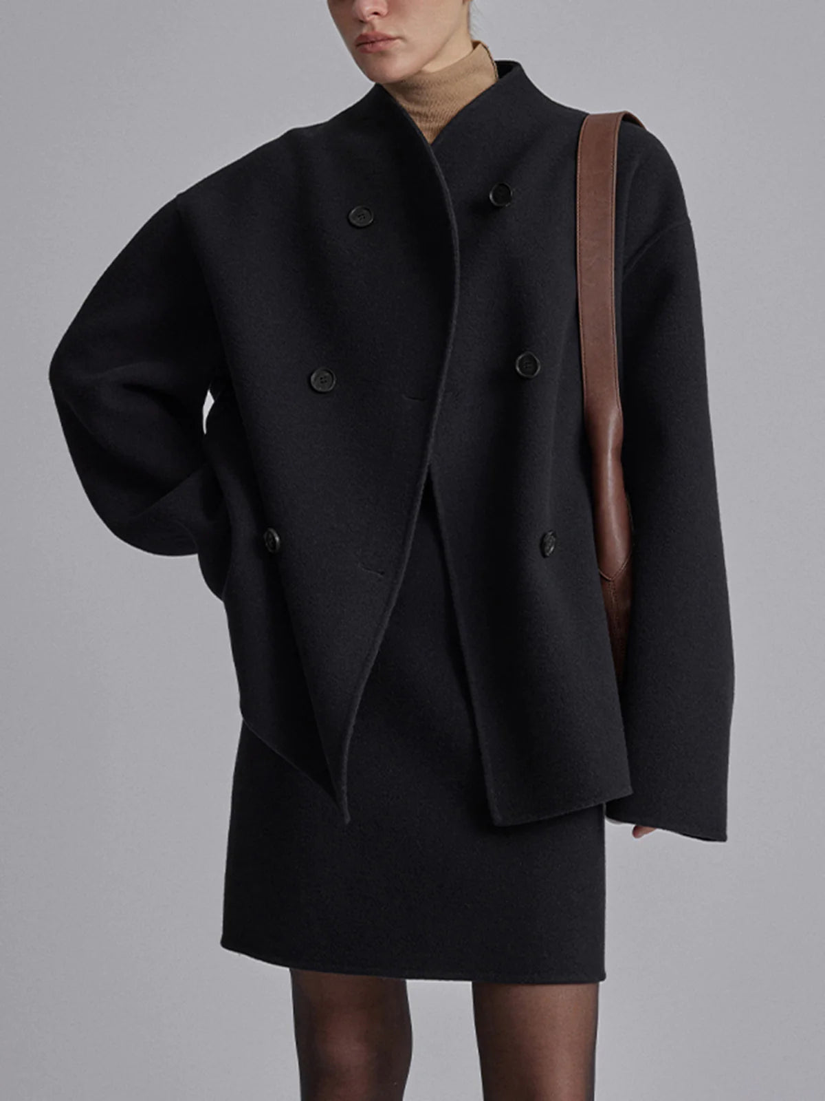 Oversize Jas voor Vrouw Moderne Stijl