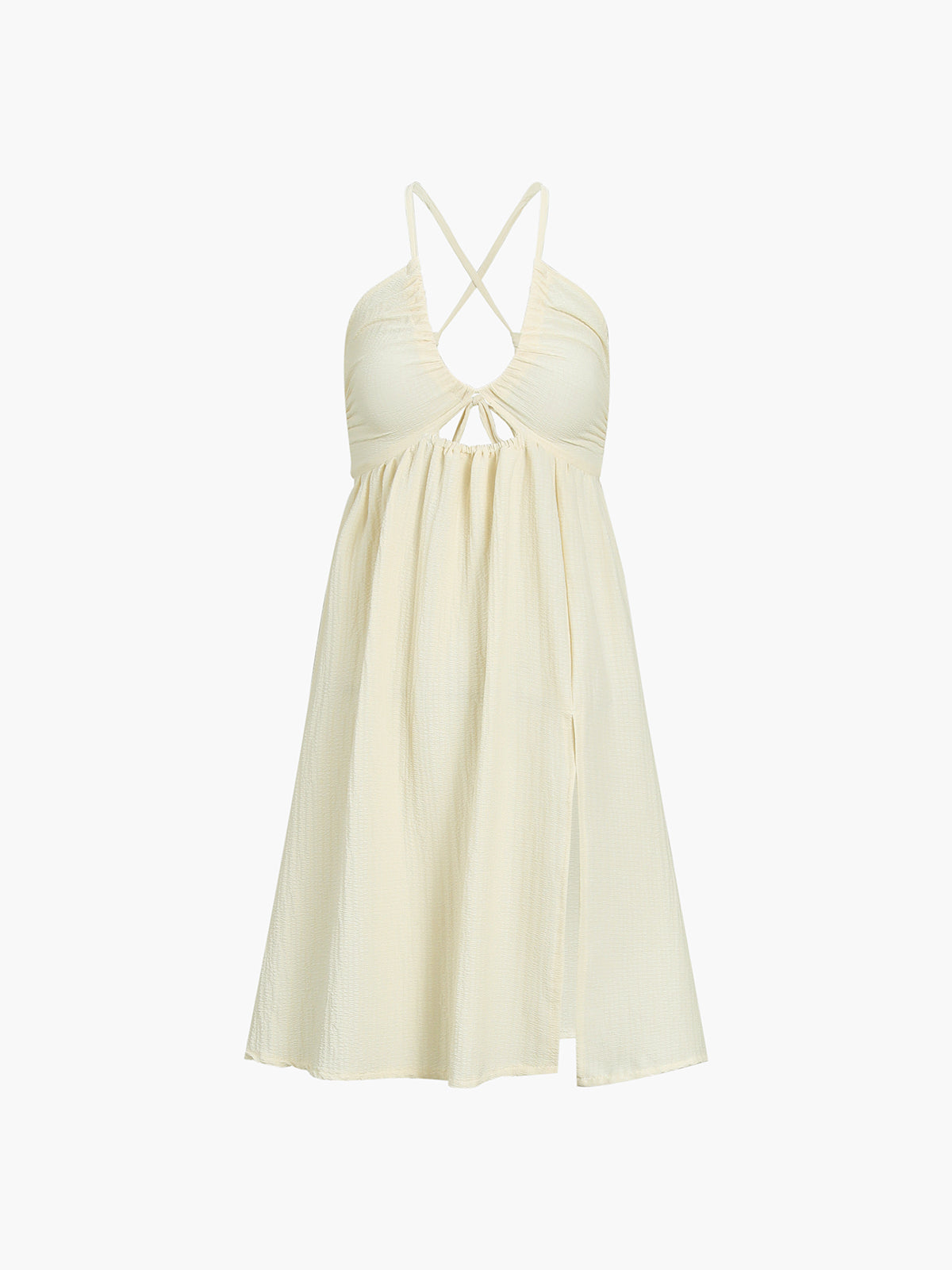 Zomerjurk Midi Luchtige Jurk met Cut-Out Detail