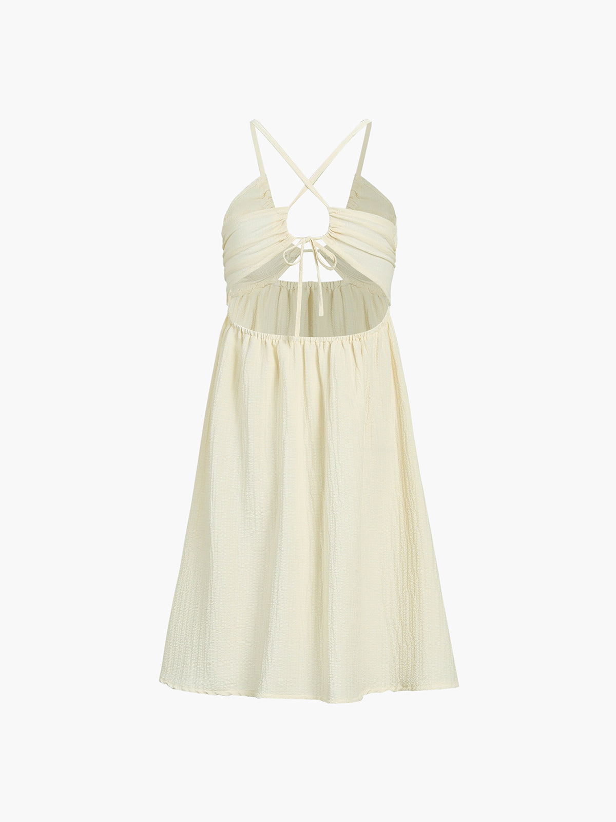 Zomerjurk Midi Luchtige Jurk met Cut-Out Detail