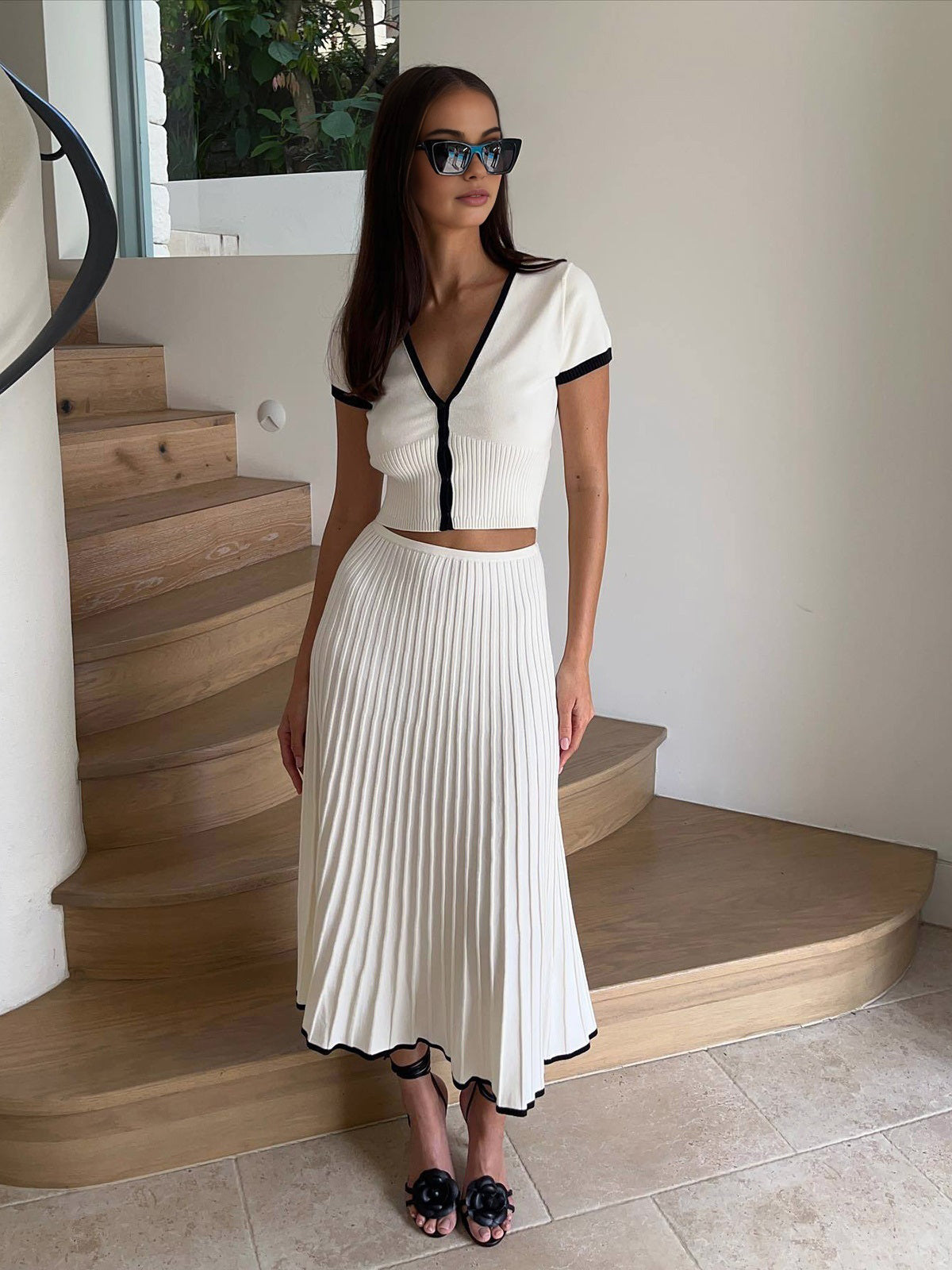 Elegante Gonna en Trui Set voor Vrouwen