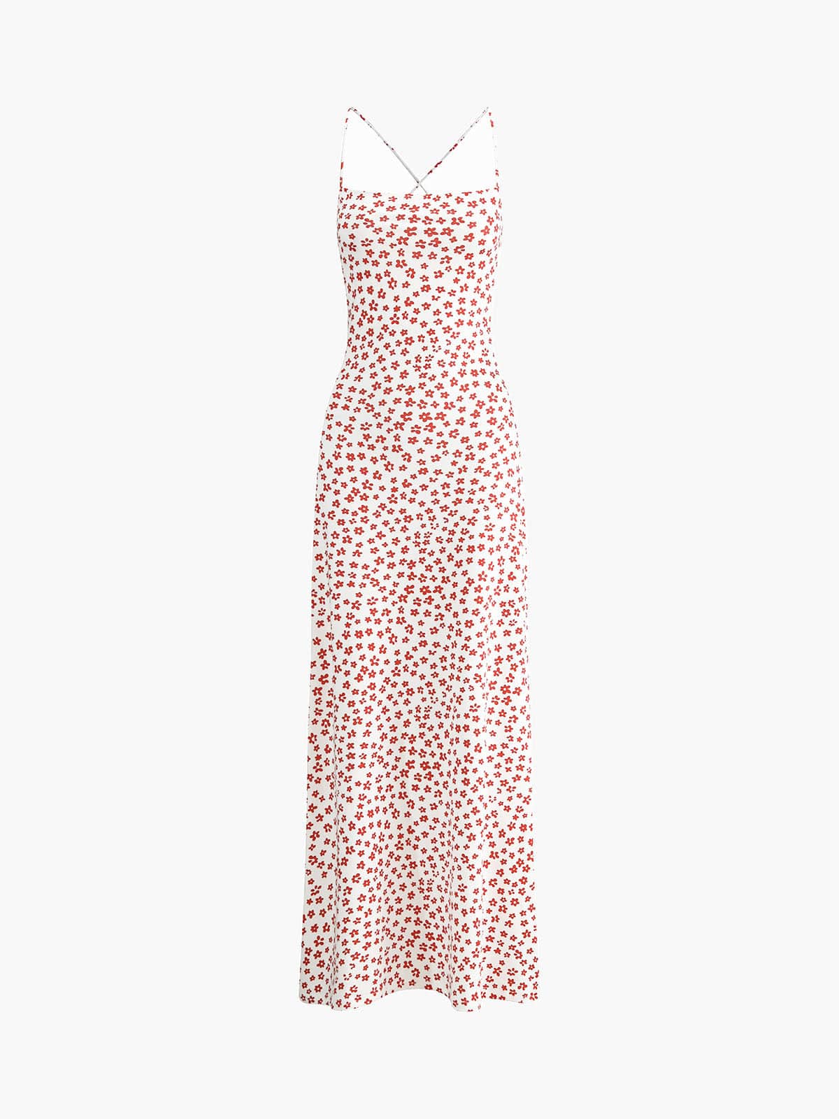 Vrouwelijke Zomerjurk Bloemenprint Spaghettibandjes Comfortabel