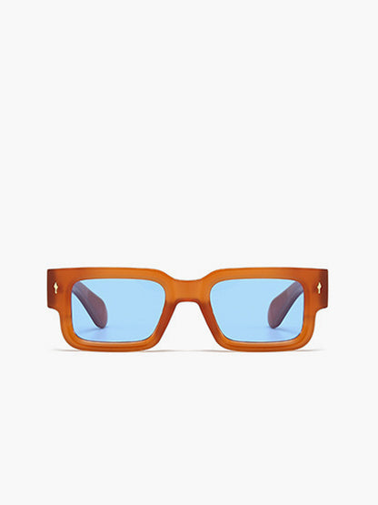 Vierkante Zonnebril Dames Trendy UV400 Bescherming