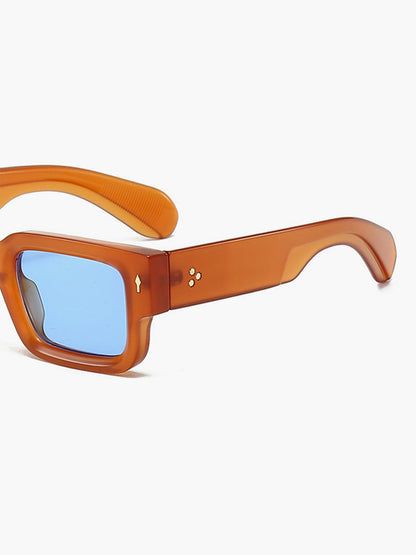 Vierkante Zonnebril Dames Trendy UV400 Bescherming