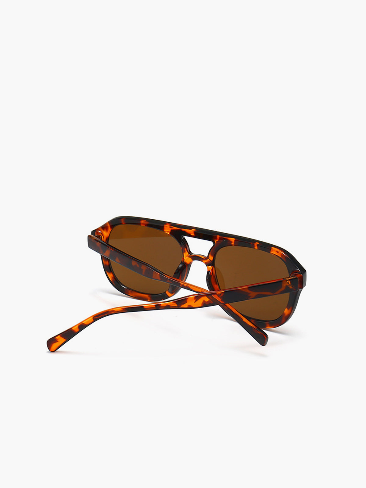 Leopard Print Zonnebril Trendy Damestijl