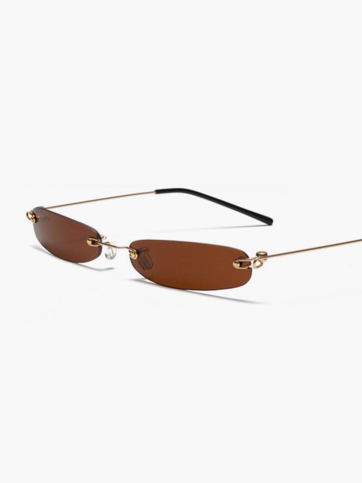 Rechthoekige Zonnebril Unisex Vintage Stijl UV400 Bescherming